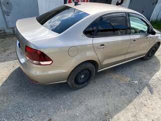 2019 Volkswagen Polo V Рестайлинг, бежевый, 1150000 рублей, вид 2