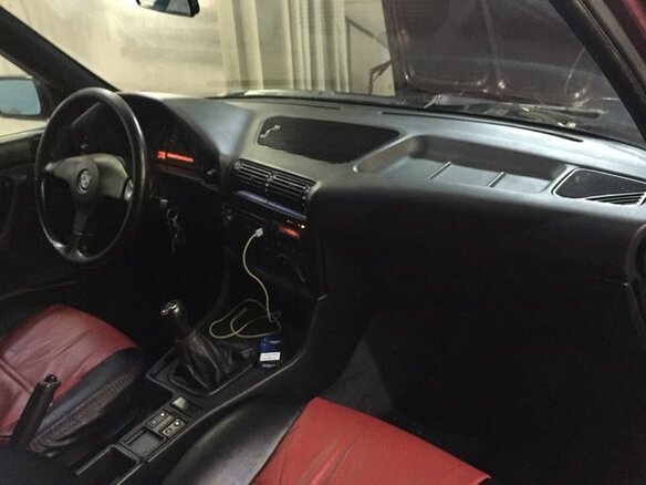1992 BMW 5 серии 525i III (E34), красный - вид 6