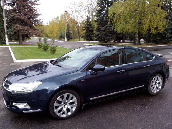 2012 Citroen C5 II, синий - вид 1