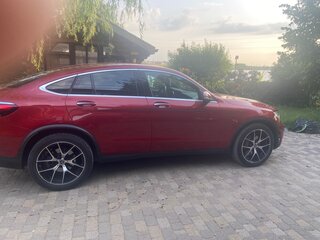 2021 Mercedes-Benz GLC Coupe 300 d I (C253) Рестайлинг, красный, 6700000 рублей, вид 2