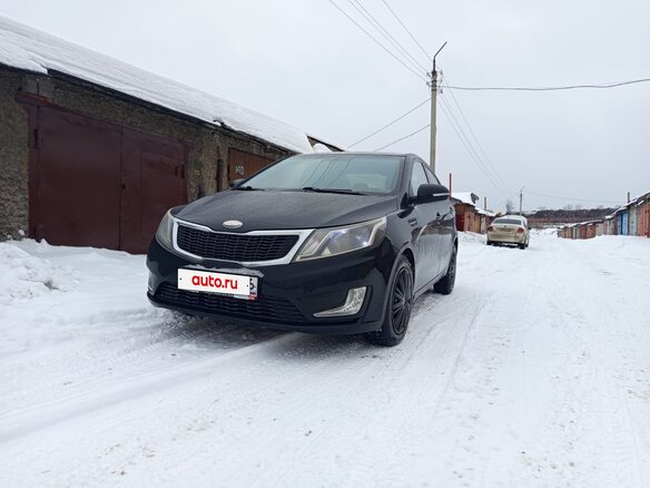 2013 Kia Rio 4-speed III, чёрный, 950000 рублей - вид 1