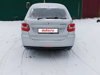 2015 Lada (ВАЗ) Granta I, серебристый, 475000 рублей, вид 4