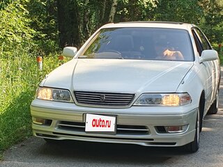 1998 Toyota Mark II VIII (X100), белый, 870000 рублей, вид 4
