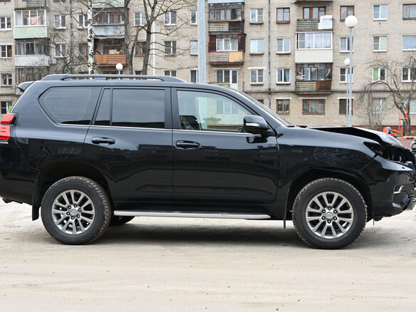 2020 Toyota Land Cruiser Prado 150 Series Рестайлинг 2, чёрный - вид 6