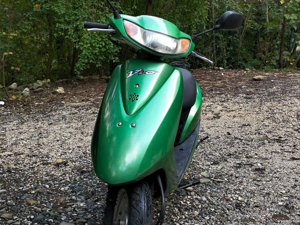 2012 Honda Dio, зелёный, 85000 рублей - вид 4
