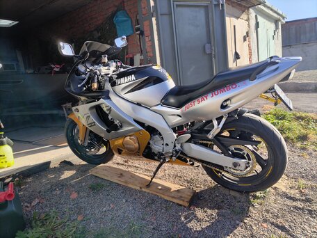 2000 Yamaha YZF600R Thundercat, серебристый, 405000 рублей, вид 4
