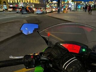 2012 Kawasaki ER-4F (Ninja 400R), зелёный, 520000 рублей, вид 5