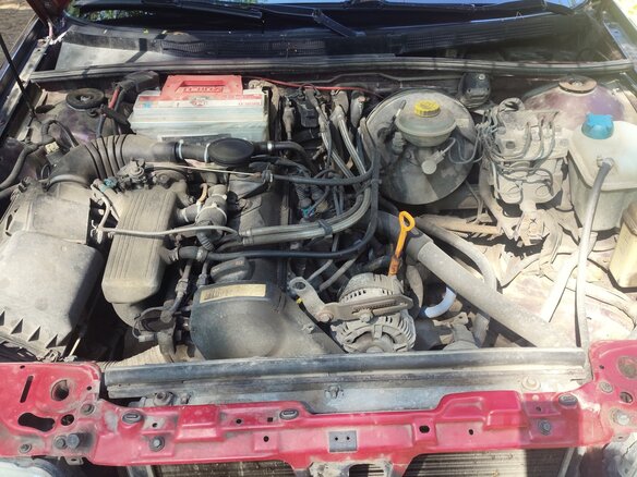 1994 Audi 80 V (B4), красный, 300000 рублей - вид 6