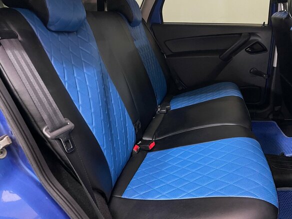 2019 Lada (ВАЗ) Granta I Рестайлинг, синий, 710000 рублей - вид 13