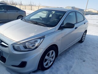 2014 Hyundai Solaris I, серебристый, 1150000 рублей, вид 1