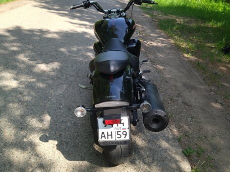 2007 Yamaha XV 1700 Warrior, чёрный, 1000000 рублей, вид 4