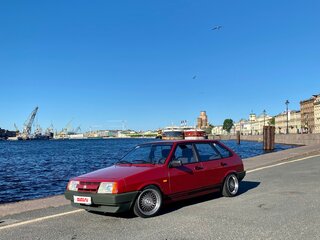 1990 Lada (ВАЗ) 2109, пурпурный, 800000 рублей, вид 1