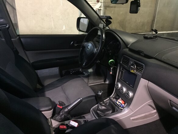 2007 Subaru Forester II Рестайлинг, чёрный - вид 7