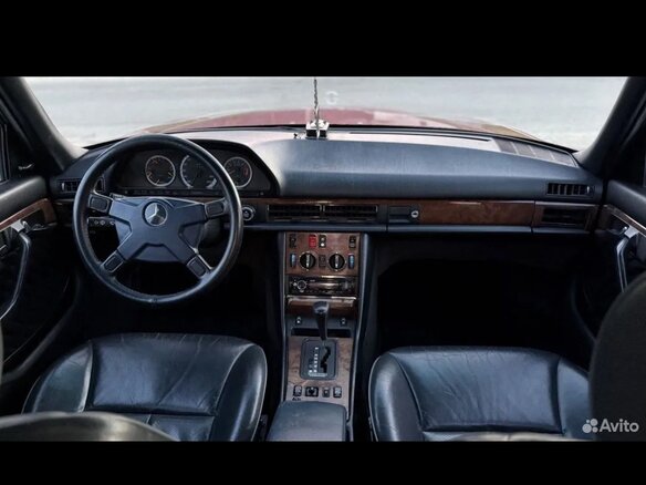 1991 Mercedes-Benz S-Класс 300 II (W126) Рестайлинг, красный, 1049000 рублей - вид 11