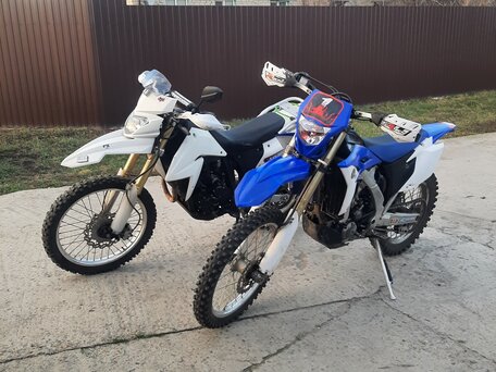 2012 Yamaha WR450F, синий, 500000 рублей, вид 3
