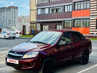 2013 Lada (ВАЗ) Granta I, красный, 350000 рублей, вид 2