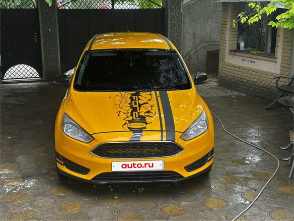 2016 Ford Focus III Рестайлинг, жёлтый, 808000 рублей - вид 6
