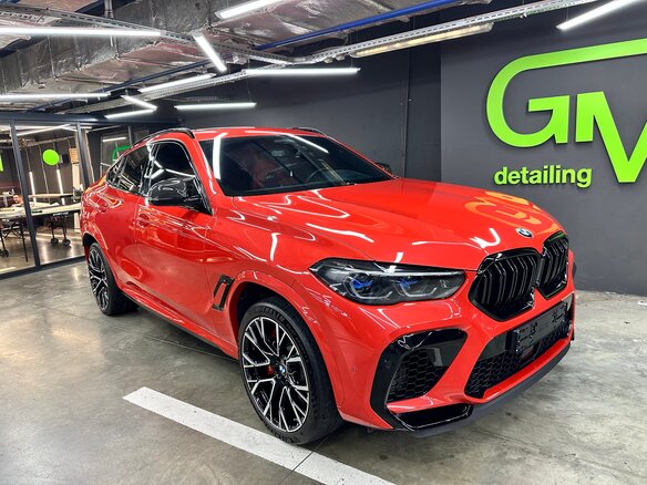2021 BMW X6 M Competition III (F96), красный, 13000000 рублей - вид 12