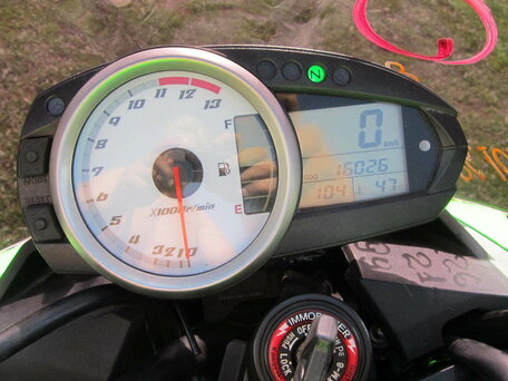 2008 Kawasaki Z 1000, зелёный, 785000 рублей, вид 3