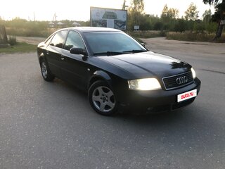 2002 Audi A6 II (C5) Рестайлинг, чёрный, 370000 рублей, вид 1