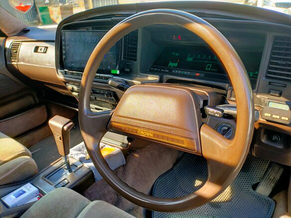 1988 Toyota Crown VIII (S130), серый, 700000 рублей - вид 7