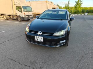 2014 Volkswagen Golf VII, чёрный, 1250000 рублей, вид 4