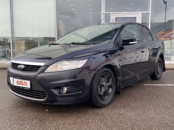 2009 Ford Focus II Рестайлинг, чёрный - вид 1