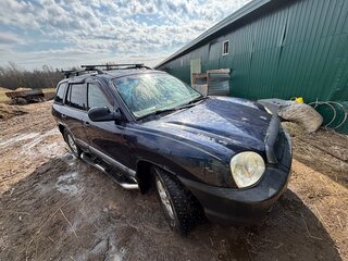 2004 Hyundai Santa Fe I, синий, 450000 рублей, вид 3