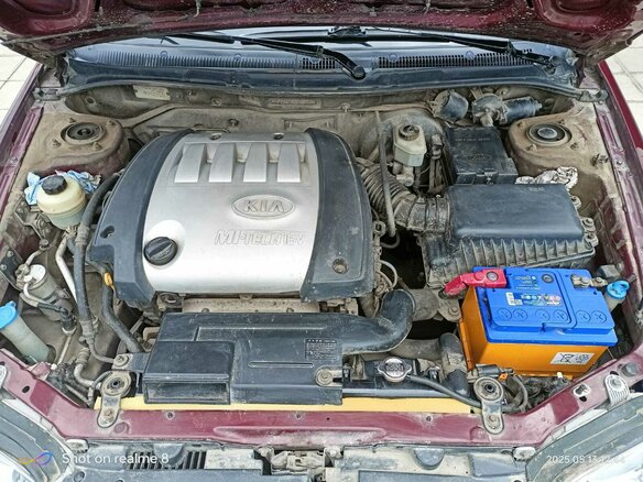 2006 Kia Spectra I Рестайлинг 2, красный, 520000 рублей - вид 5