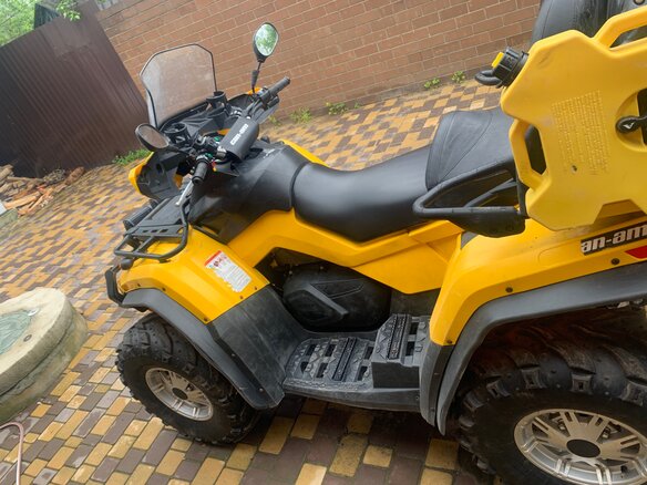 2011 BRP Can-Am Outlander 800, жёлтый - вид 1