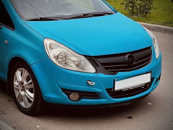 2008 Opel Corsa D, голубой, 410000 рублей - вид 1