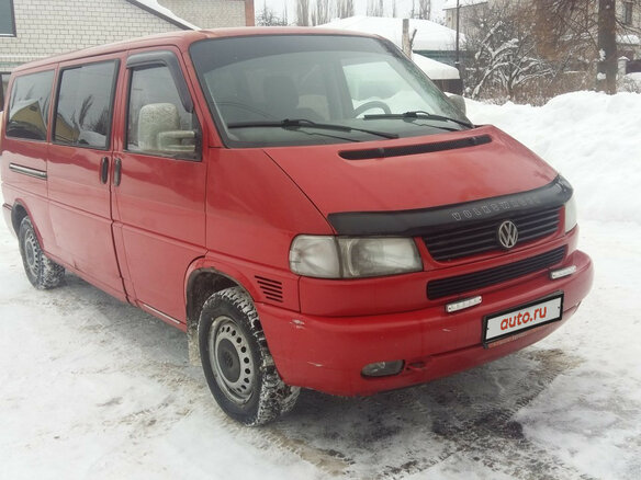 1997 Volkswagen Caravelle Long T4, красный, 850000 рублей - вид 11