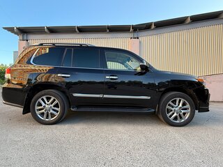 2012 Lexus LX 570 III Рестайлинг, чёрный, 3990000 рублей, вид 3