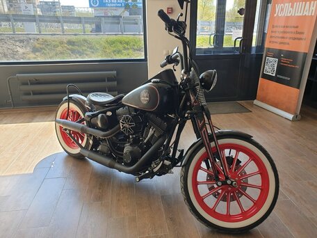 2006 Harley-Davidson Softail Custom, чёрный, 1450000 рублей, вид 5