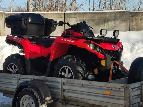 2012 BRP Can-Am Outlander MAX 500, красный, 840000 рублей - вид 4