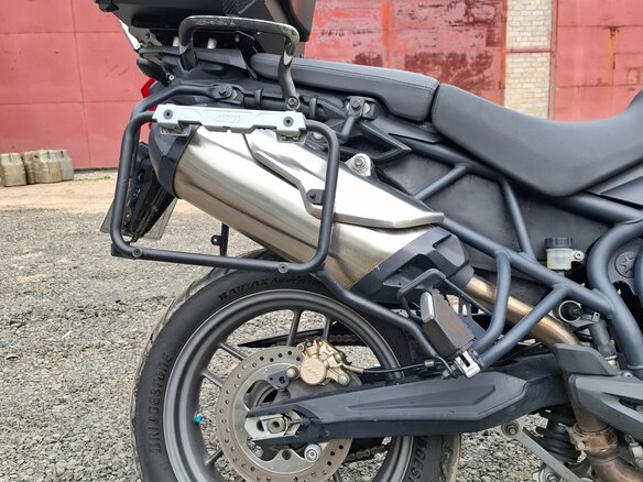 2012 Triumph Tiger 800, синий, 470000 рублей - вид 11