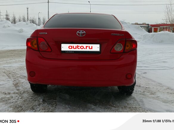 2007 Toyota Corolla AMT X (E140, E150), красный, 950000 рублей - вид 7