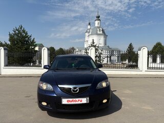 2008 Mazda 3 I (BK) Рестайлинг, синий, 620000 рублей, вид 1