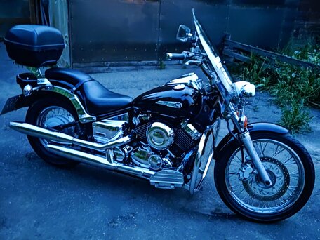 2005 Yamaha XVS650 Drag Star, чёрный, 600000 рублей, вид 1