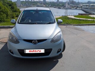 2009 Mazda Demio Miller Cycle III (DE), голубой, 550000 рублей, вид 2