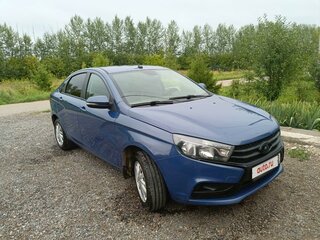 2016 Lada (ВАЗ) Vesta I, синий, 610000 рублей, вид 3