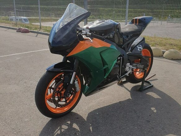 2009 Honda CBR 1000 RR/RA Fireblade, зелёный, 390000 рублей - вид 10