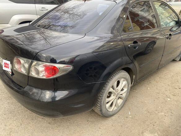 2007 Mazda 6 I (GG) Рестайлинг, чёрный, 450000 рублей - вид 3
