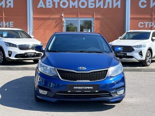 2015 Kia Rio 6-speed III, синий, 845000 рублей, вид 2