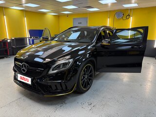 2017 Mercedes-Benz GLA AMG 45 AMG I (X156) Рестайлинг, чёрный, 3590000 рублей, вид 4