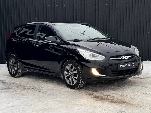 2013 Hyundai Solaris I, чёрный - вид 2