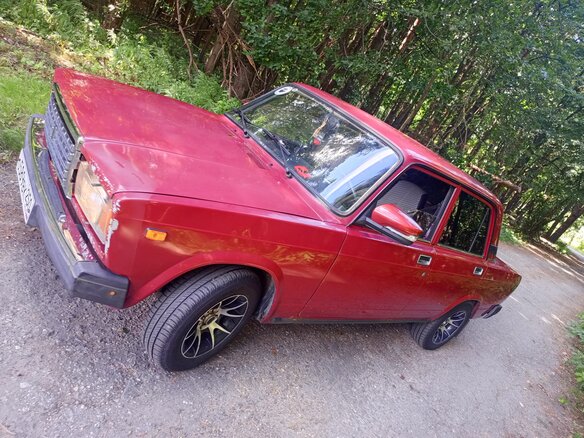 2007 Lada (ВАЗ) 2107, пурпурный - вид 5