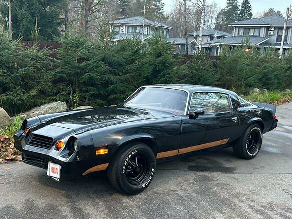 1979 Chevrolet Camaro II, чёрный