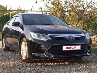 2016 Toyota Camry Japan Market VII (XV50) Рестайлинг, чёрный, 1890000 рублей, вид 1