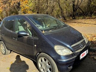 2002 Mercedes-Benz A-Класс 190 Long I (W168) Рестайлинг, синий, 270000 рублей, вид 1